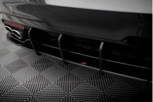 Street Pro Rear Diffuser V.1 Kia Stinger GT / GT-Line  Mk1 - Black