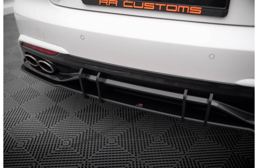 Street Pro Rear Diffuser Kia Stinger Mk1 - Black