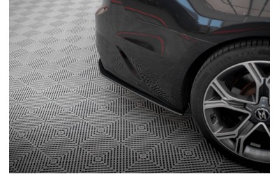 Street Pro Rear Side Splitters Kia Stinger GT / GT-Line  Mk1 - Black