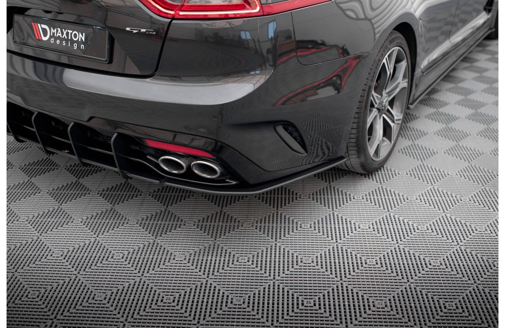 Street Pro Rear Side Splitters Kia Stinger GT / GT-Line Mk1 - Black Street Pro Rear Side Splitters Kia Stinger GT / GT-Line Mk1 - Black