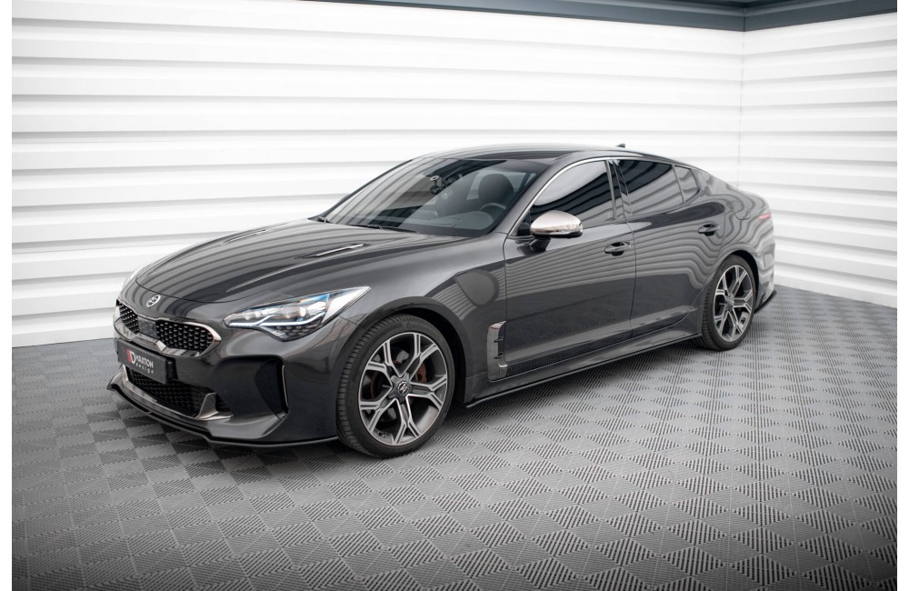 Street Pro Side Skirts Diffusers Kia Stinger GT / GT-Line / Standard Mk1 - Black