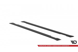 Street Pro Side Skirts Diffusers Kia Stinger GT / GT-Line / Standard Mk1 - Black