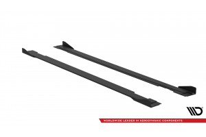 Street Pro Side Skirts Diffusers + Flaps Kia Stinger GT / GT-Line / Standard Mk1 - Black + Gloss Flaps Street Pro Side Skirts Diffusers + Flaps Kia Stinger GT / GT-Line / Standard Mk1 - Black + Gloss Flaps