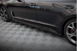 Street Pro Side Skirts Diffusers Kia Stinger GT / GT-Line / Standard Mk1 - Black-Red Street Pro Side Skirts Diffusers Kia Stinger GT / GT-Line / Standard Mk1 - Black-Red