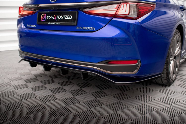 Πίσω Splitter (με κάθετες ράβδους) Lexus ES F Sport Mk7