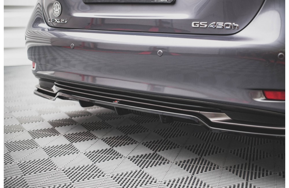 Rear Splitter (with vertical bars) Lexus GS F Sport Hybrid Mk4 (L10)