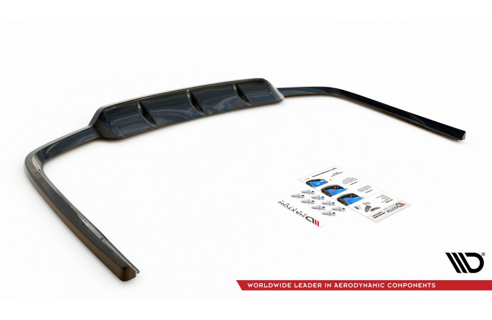 Rear Splitter (with vertical bars) Lexus GS F Sport Hybrid Mk4 (L10)