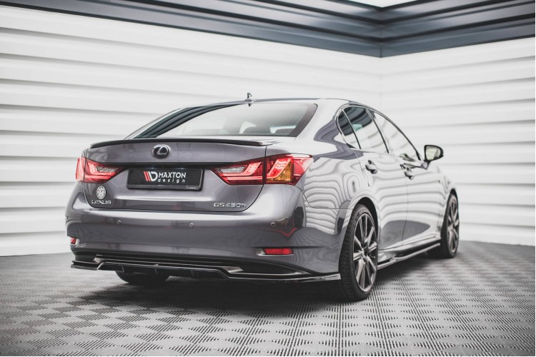 Πίσω Splitter (με κάθετους στύλους) Lexus GS F Sport Hybrid Mk4 (L10)