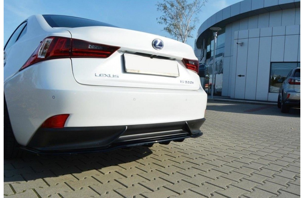Rear Splitter Lexus IS Mk3 H (with vertical bars)