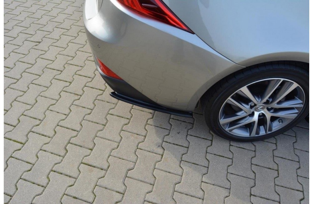 REAR SIDE SPLITTERS Lexus IS Mk3 Facelift T