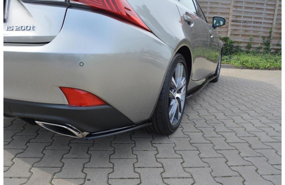REAR SIDE SPLITTERS Lexus IS Mk3 Facelift T