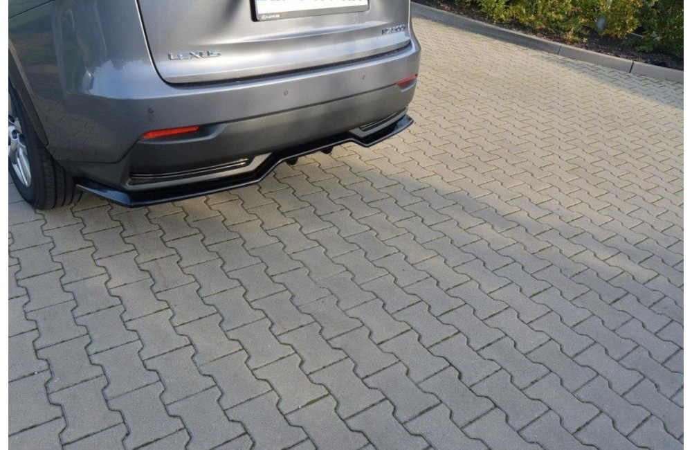 Rear Splitter Lexus NX Mk1 H (with vertical bars)
