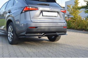 Rear Splitter Lexus NX Mk1 H (without vertical bars)