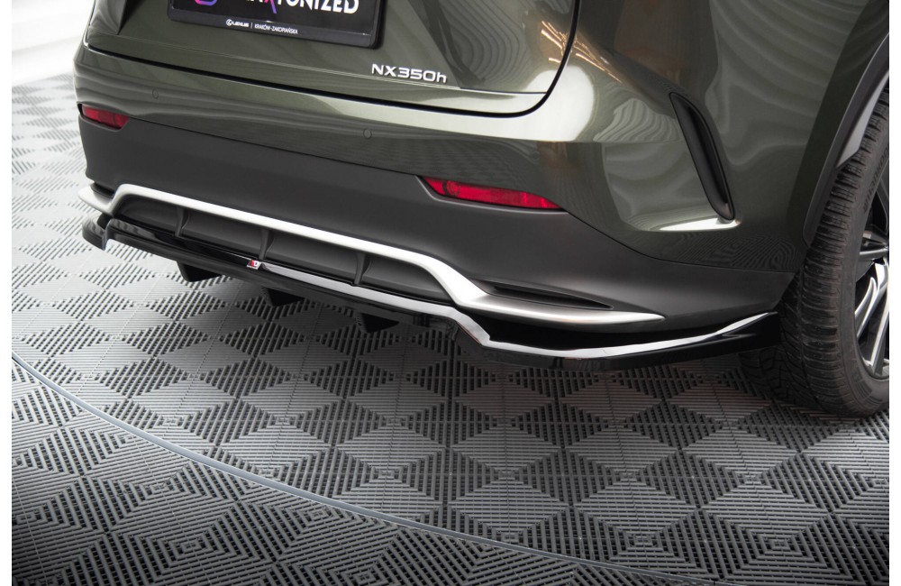 Rear Splitter (with vertical bars) Lexus NX F-Sport Mk2
