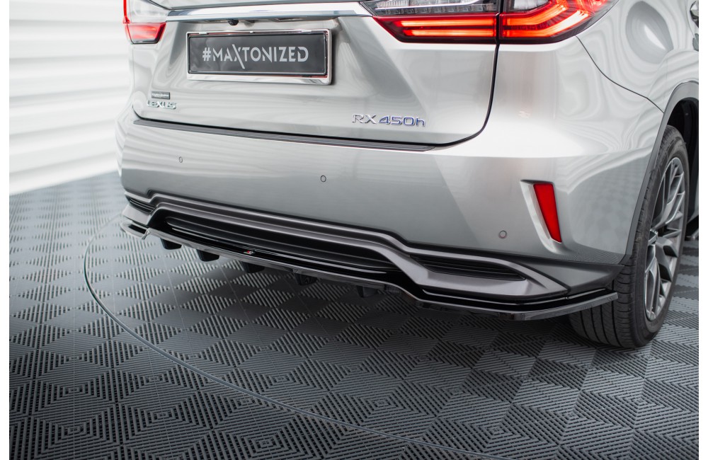 Rear Splitter Lexus RX Mk4 H (with vertical bars)