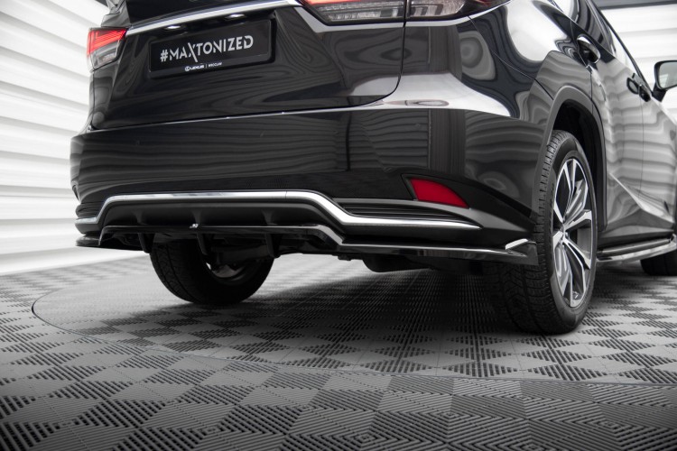 Πίσω splitter (με κατακόρυφες ράβδους) Lexus RX F-Sport Mk4 Facelift