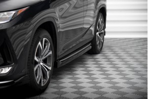 Side Skirts Diffusers Lexus RX Mk4 Facelift (version with OEM step rails)