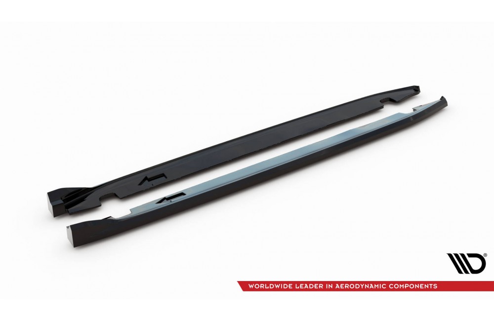 Side Skirts Diffusers Lexus RX Mk4 Facelift (version with OEM step rails)