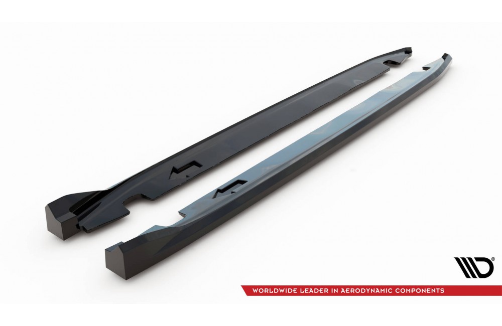 Side Skirts Diffusers Lexus RX Mk4 Facelift (version with OEM step rails)