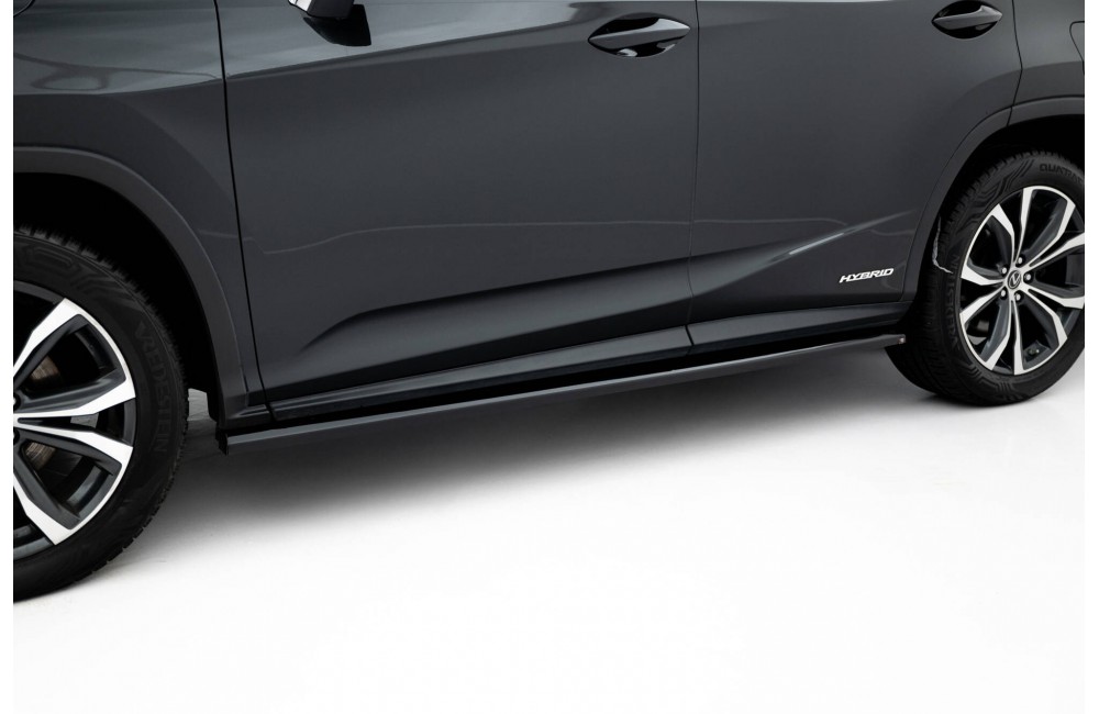 Side Skirts Diffusers Lexus RX Mk4 Facelift (version without OEM step rails)