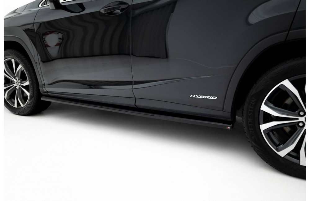 Side Skirts Diffusers Lexus RX Mk4 Facelift (version without OEM step rails)