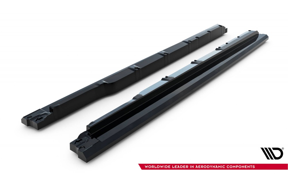 Side Skirts Diffusers Lexus RX Mk4 Facelift (version without OEM step rails)
