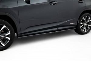 Side Skirts Diffusers Lexus RX Mk4 Facelift (version without OEM step rails)