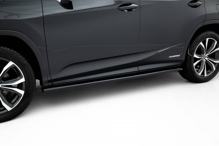 Side Skirts Diffusers Lexus RX F-Sport Mk4 Facelift (version without OEM step rails)
