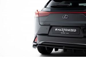Rear Splitter (with vertical bars) Lexus UX F-Sport Mk1