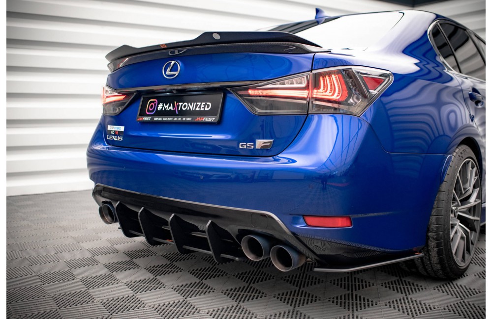 Street Pro Rear Diffuser Lexus GS F Mk4 Facelift - Black