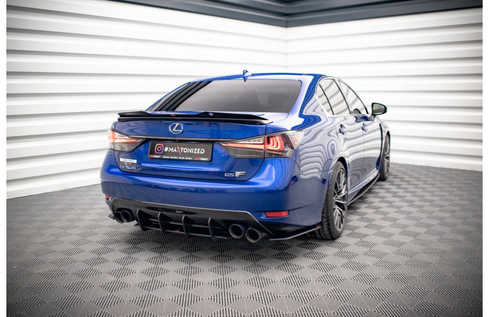 Street Pro Rear Diffuser Lexus GS F Mk4 Facelift - Black
