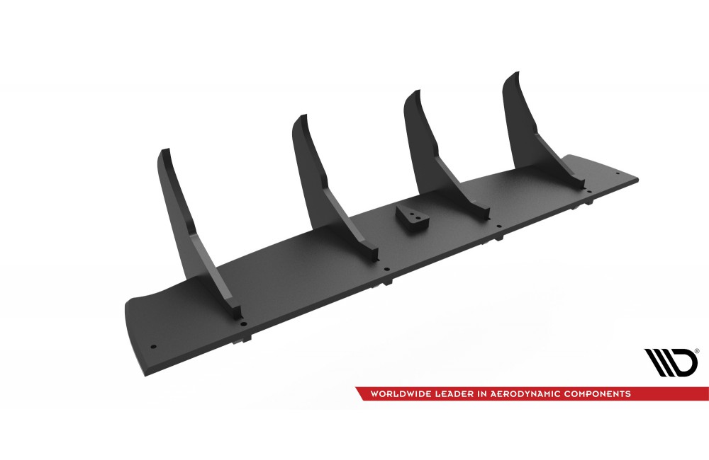Street Pro Rear Diffuser Lexus GS F Mk4 Facelift - Black