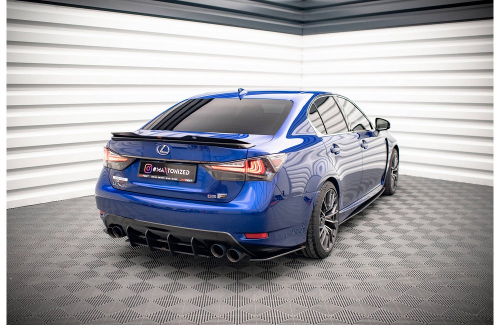 Street Pro Rear Side Splitters Lexus GS F Mk4 Facelift - Black Street Pro Rear Side Splitters Lexus GS F Mk4 Facelift - Black