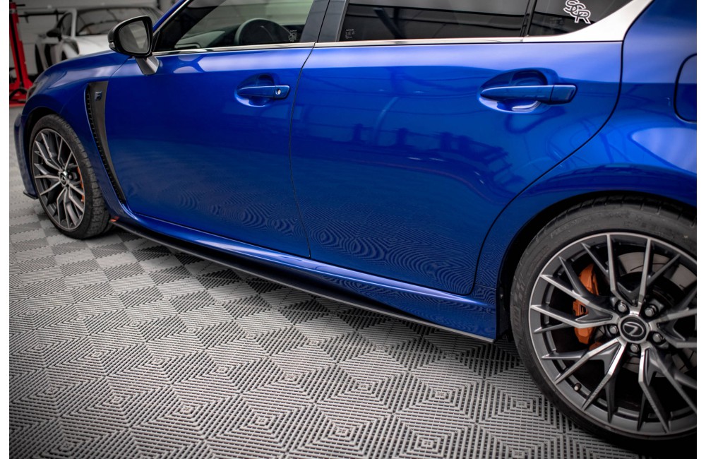 Street Pro Side Skirts Diffusers Lexus GS F Mk4 Facelift - Black Street Pro Side Skirts Diffusers Lexus GS F Mk4 Facelift - Black