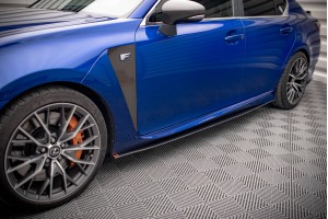 Street Pro Side Skirts Diffusers Lexus GS F Mk4 Facelift - Black Street Pro Side Skirts Diffusers Lexus GS F Mk4 Facelift - Black