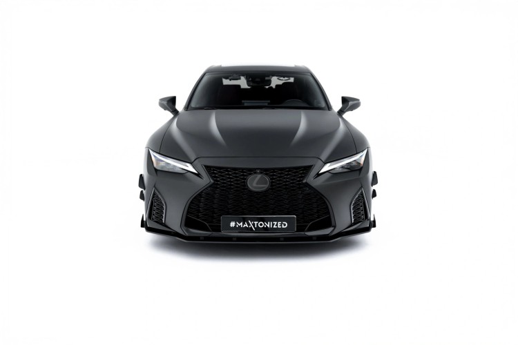 Street Pro Εμπρός Splitter + Flaps Lexus IS 500 Mk3 Facelift 2 (XE30)