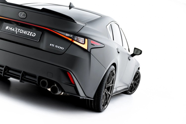 Street Pro Πίσω Πλευρικοί Splitters Lexus IS 500 Mk3 Facelift 2 (XE30)