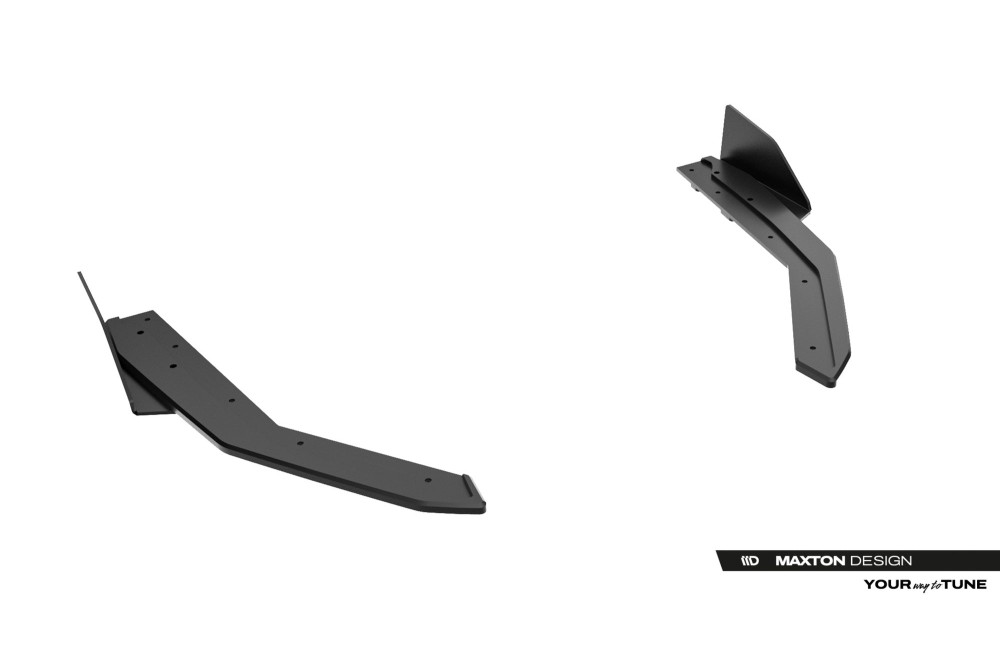 Street Pro Rear Side Splitters + Flaps Lexus IS 500 Mk3 Facelift 2 (XE30)