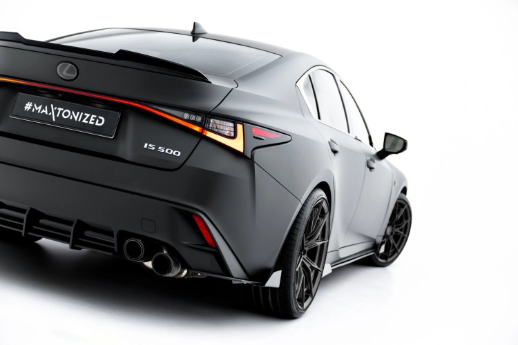 Street Pro Πίσω Πλευρικοί Splitters + Flaps Lexus IS 500 Mk3 Facelift 2 (XE30)