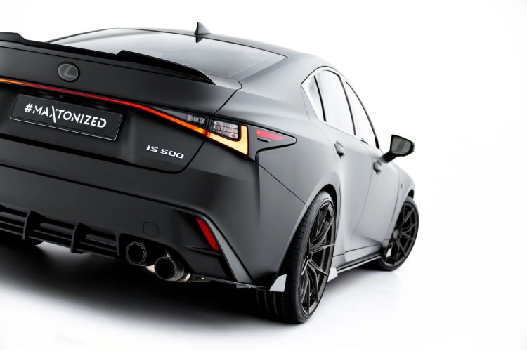 Street Pro Πίσω Πλευρικοί Splitters + Flaps Lexus IS 500 Mk3 Facelift 2 (XE30)