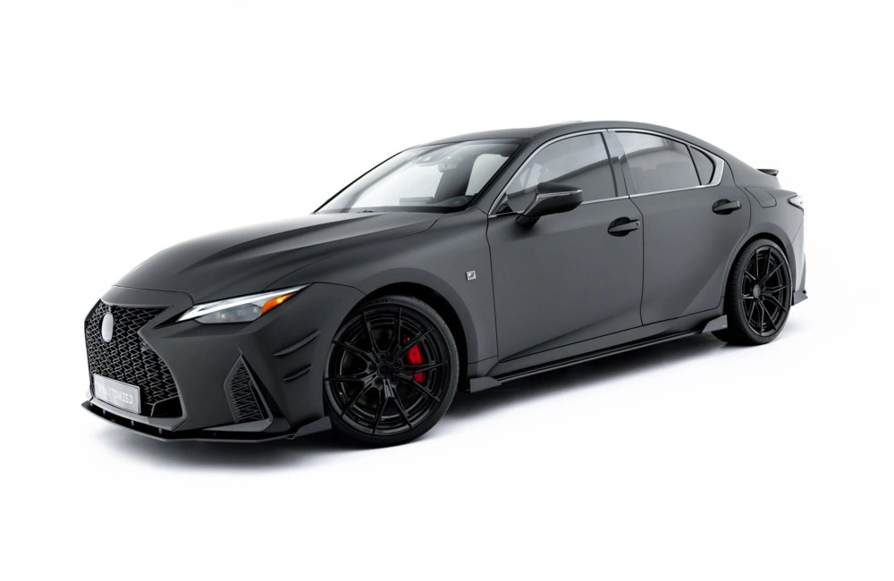 Street Pro Side Skirts Diffusers + Flaps Lexus IS 500 Mk3 Facelift 2 (XE30)