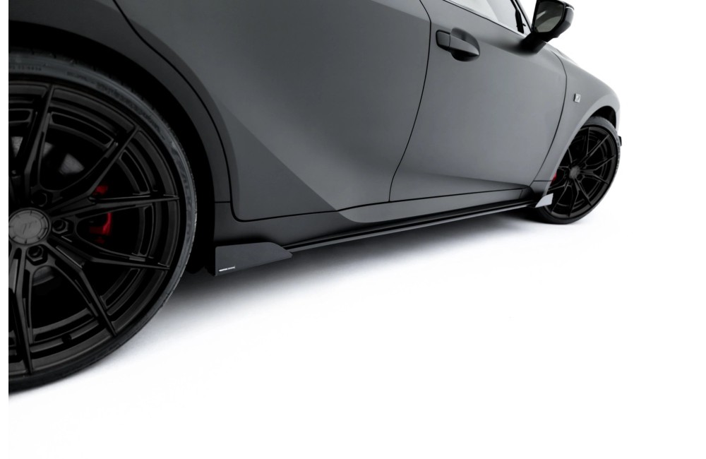 Street Pro Side Skirts Diffusers + Flaps Lexus IS 500 Mk3 Facelift 2 (XE30)