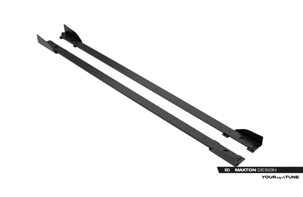 Street Pro Side Skirts Diffusers + Flaps Lexus IS 500 Mk3 Facelift 2 (XE30)