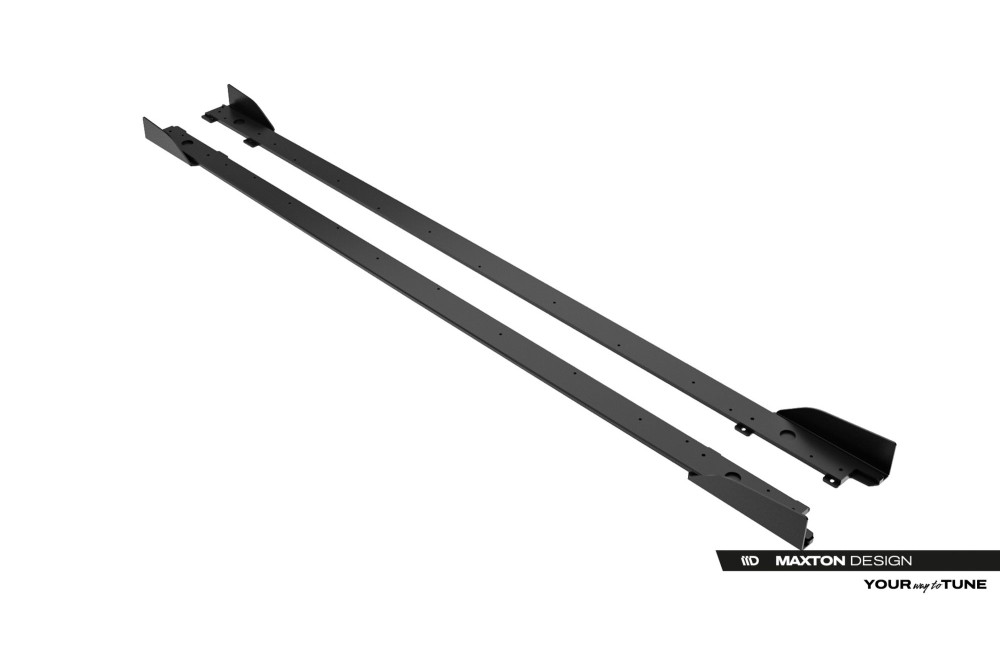 Street Pro Side Skirts Diffusers + Flaps Lexus IS 500 Mk3 Facelift 2 (XE30)
