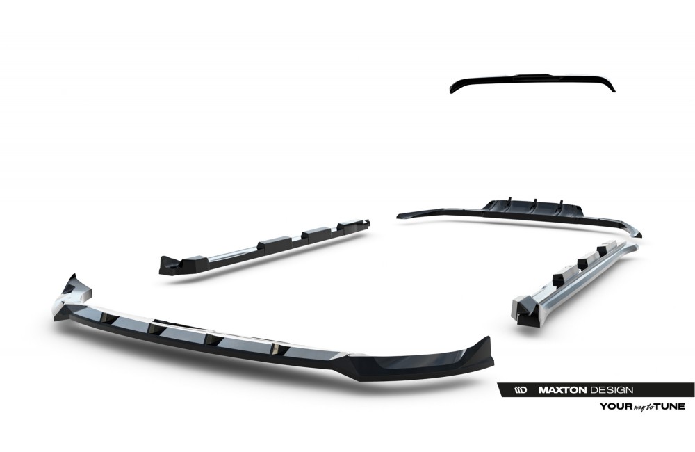 Set of Splitters Land Rover Range Rover Velar R-Dynamic Mk1 (The kit is not compatible with a towbar)
