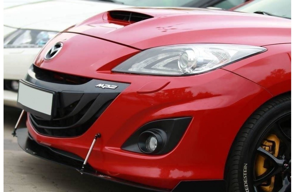 FRONT RACING SPLITTER MAZDA 3 MK2 MPS FRONT RACING SPLITTER MAZDA 3 MK2 MPS