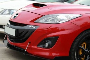 FRONT RACING SPLITTER MAZDA 3 MK2 MPS FRONT RACING SPLITTER MAZDA 3 MK2 MPS