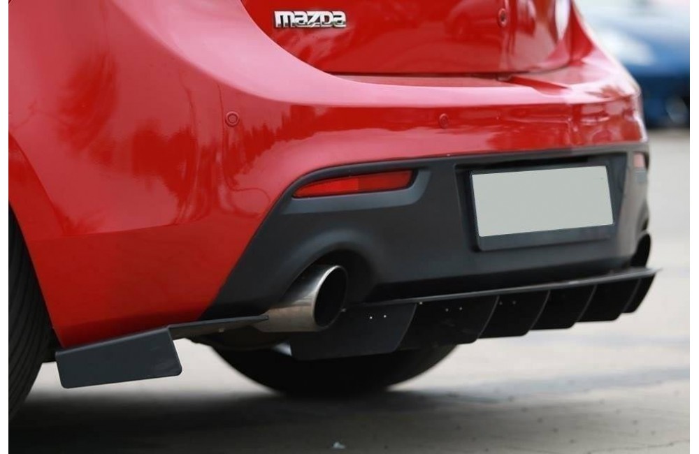 REAR SIDE SPLITTERS MAZDA 3 MK2 MPS