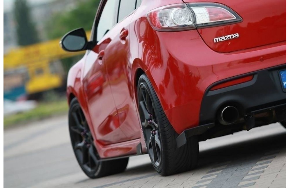 REAR SIDE SPLITTERS MAZDA 3 MK2 MPS