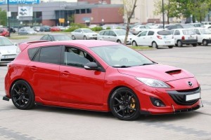RACING SIDE SKIRTS DIFFUSERS MAZDA 3 MK2 MPS